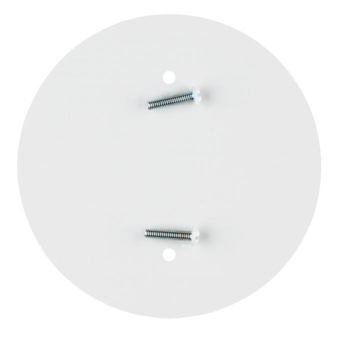 White Outlet Concealer Holes Spaced 3 1/2