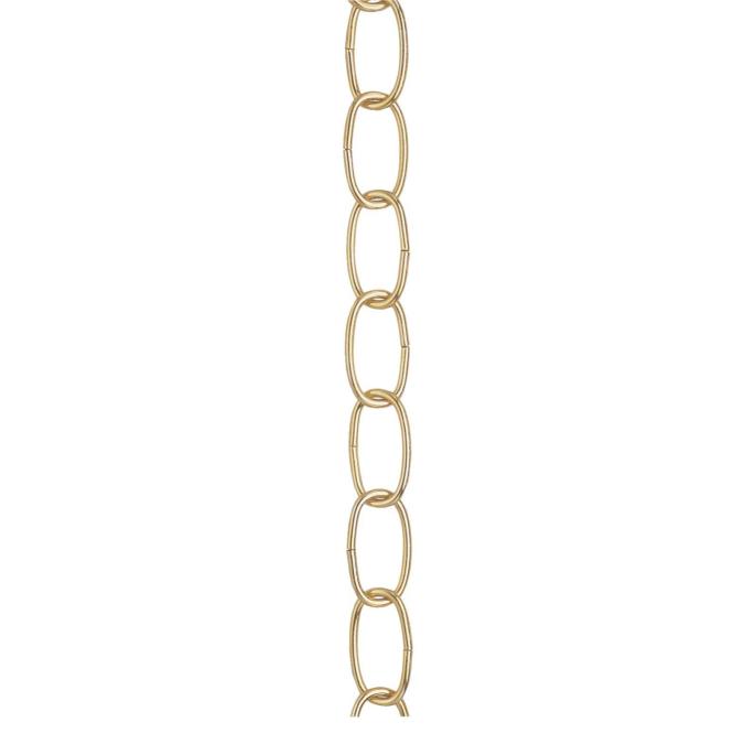 3' 11 Gauge Fixture Chain Polished Brass Finish