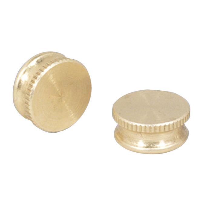 2 Lock-Up Caps Brass Finish 70169