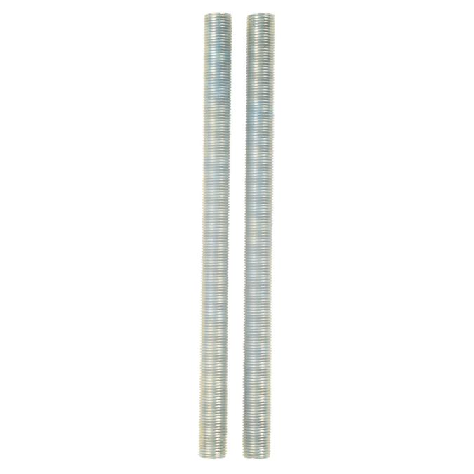 2 Steel Nipples Zinc-Plated 3