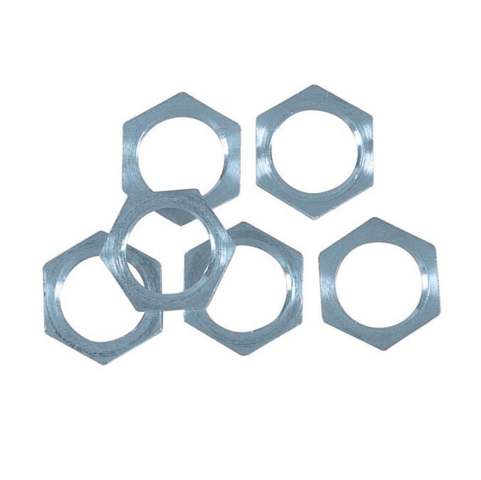6 Hex Nuts Steel