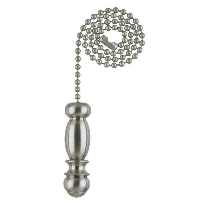 Pendant Brushed Nickel Finish Pull Chain