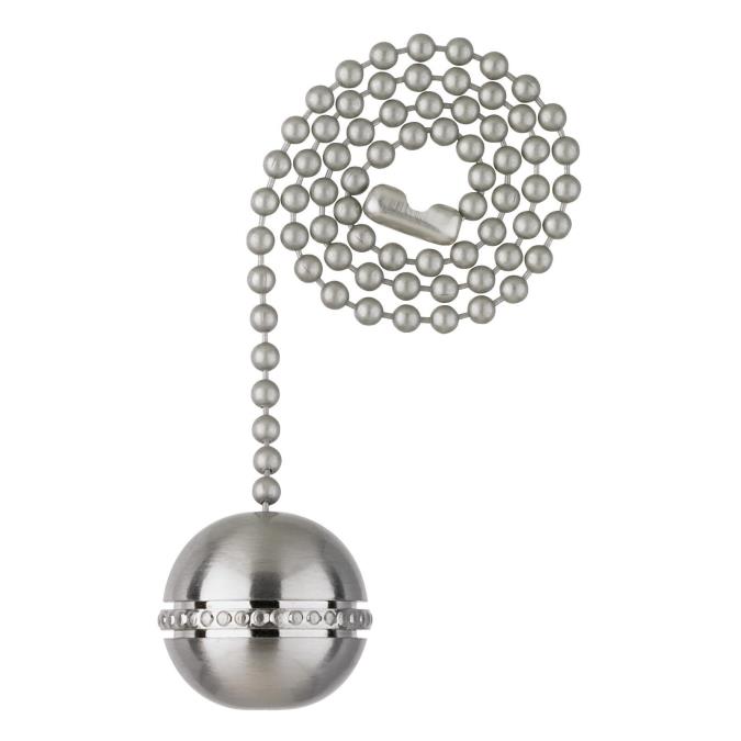Beaded Ball Brushed Nickel Finish