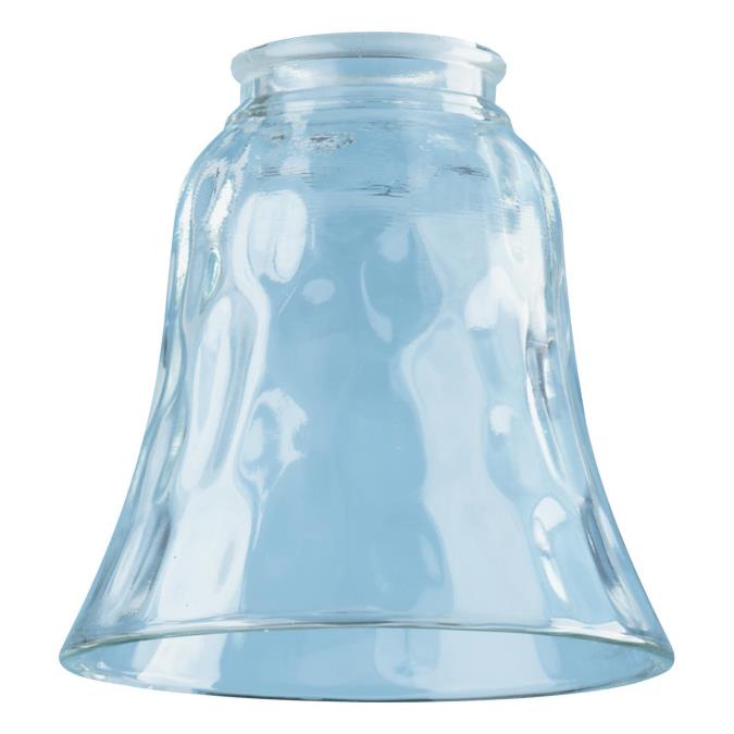 Beveled Clear Glass Bell Shade