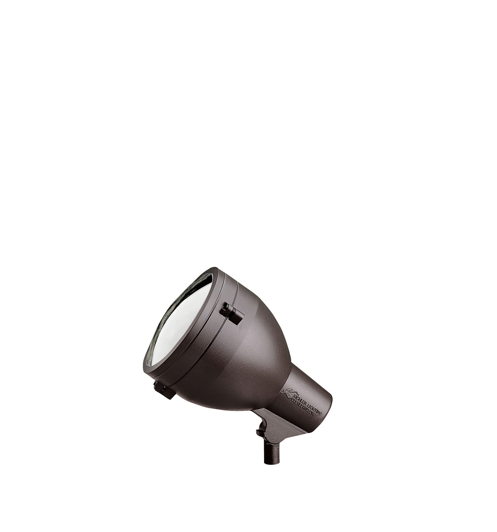 Large (7in.) accent light for wider light spread along walls, shrubs, trees.