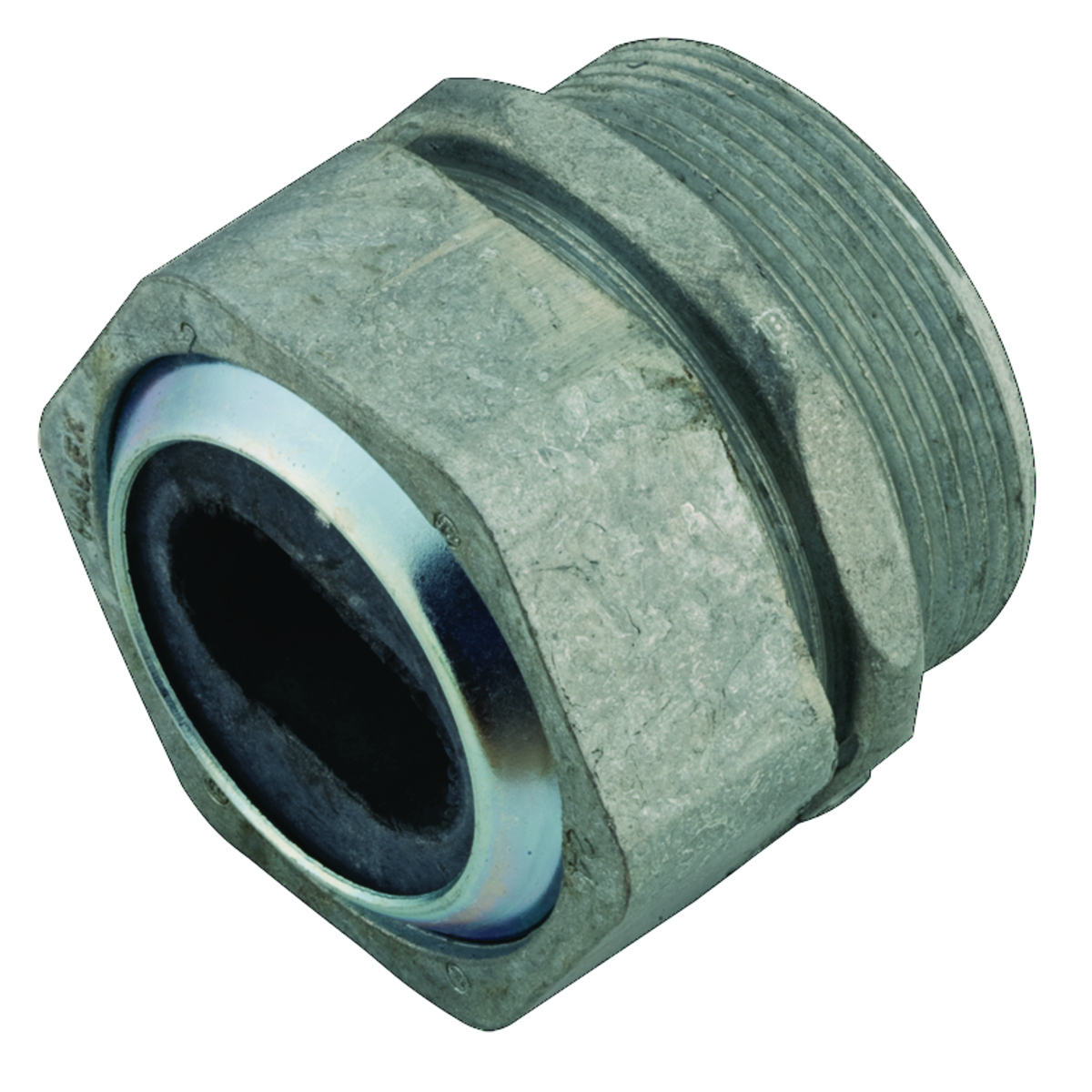 Service Entrance Cable Connectors, Liquidtight - Die Cast Zinc, 2 In.Trade Size (GROMMET .83 X 1.41)