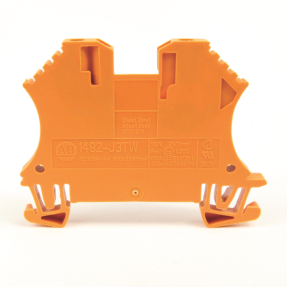 Product image for A-B 1492-J3TW-OR IEC 1-Ckt Feed-Thr