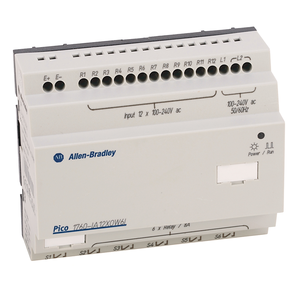 Product image for Allen-Bradley 1760-IA12XOW6I Pico AC Expansion I/O Module