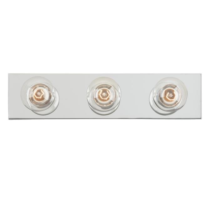 3 Light Bath Bar Chrome Finish