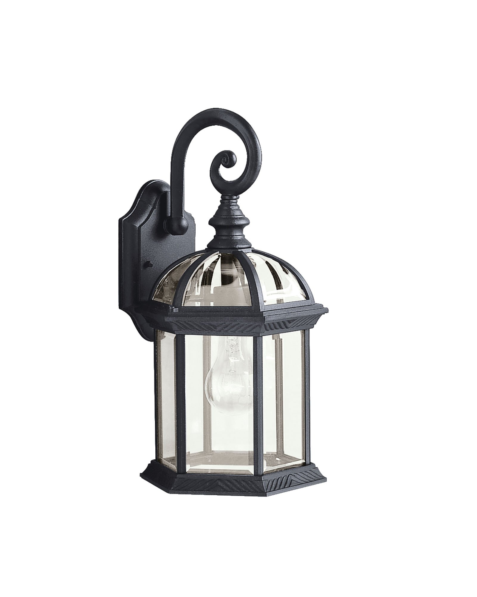 This 1 light wall lantern from the Barrie collection is a perfect outdoor embellishment with classic and sophisticated details. Made from cast aluminu...