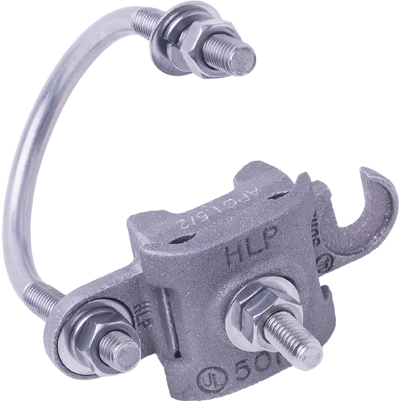 Product image for HAR APC1.5/2 Alum U-Bolt Pipe Clamp