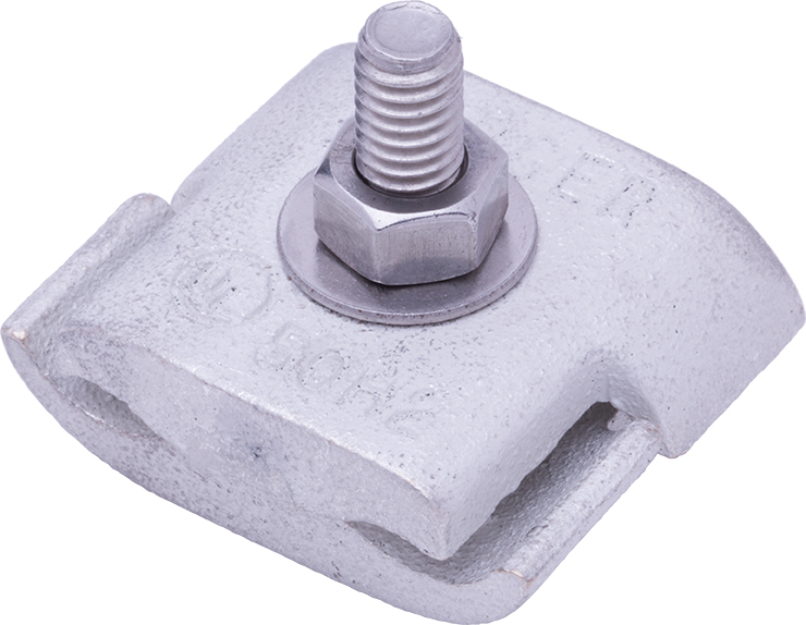 Product image for Harger Lightning & Grounding TB1BC Electrotinned Bronze 1-Bolt Parallel Connector