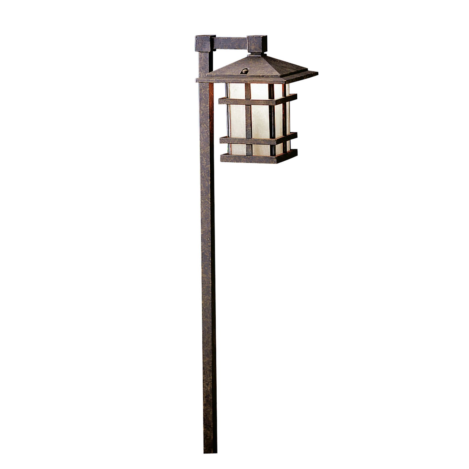 CROSS CREEK PATH LIGHT - Arts and Crafts style path light adds simplicity to affluent homes.