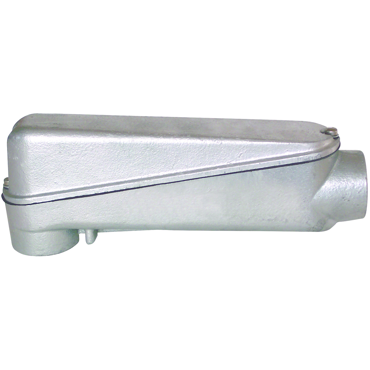 MO SERIES - IRON MOGUL CONDUIT BODY WITH COVER, GASKET, AND BUILT-INCABLE ROLLERS - LBD TYPE - HUB SIZE 3-1/2 INCH - VOLUME 689.0 CUBICINCHES