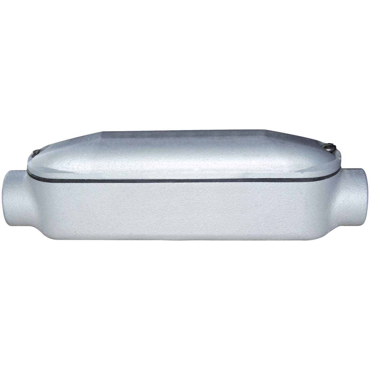 MO SERIES - IRON MOGUL CONDUIT BODY WITH COVER, GASKET, AND BUILT-INCABLE ROLLERS - C TYPE - HUB SIZE 3-1/2 INCH - VOLUME 965.0 CUBIC INCHES