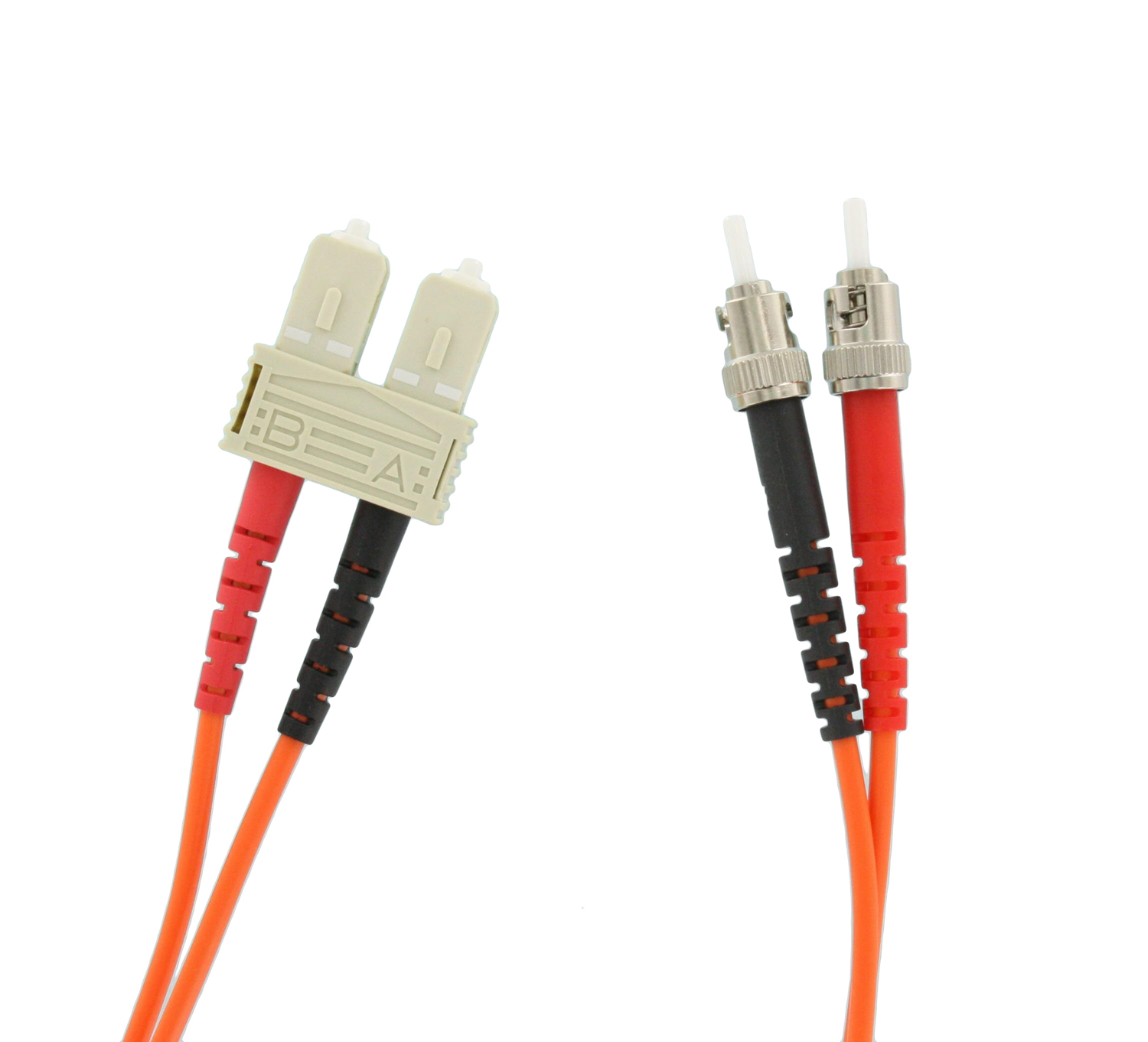 Fiber Patch Cord: 62.5/125 UM Multimode (OM1) Duplex Riser-rated (3 MM Zipcord). SC To ST,5 Meters Length (Polarity Is A-b). Cable Color - Orange