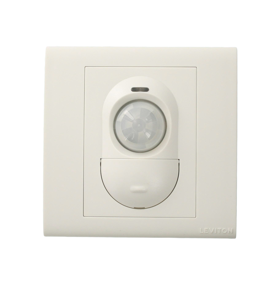 Relay and Wall Switch Auto On/Off 500W 220-240v AC Wall Mount PIR Sensor, White