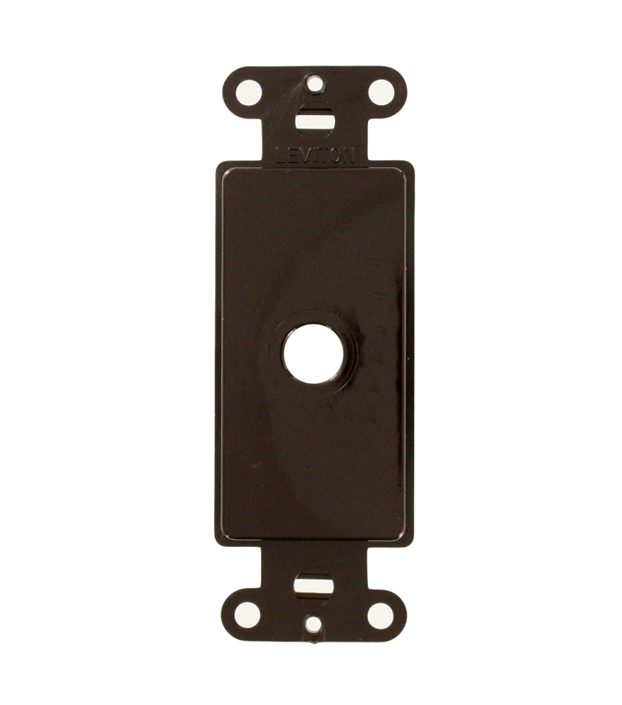Decora Plastic Adapter For Rotary Dimmers, Brown