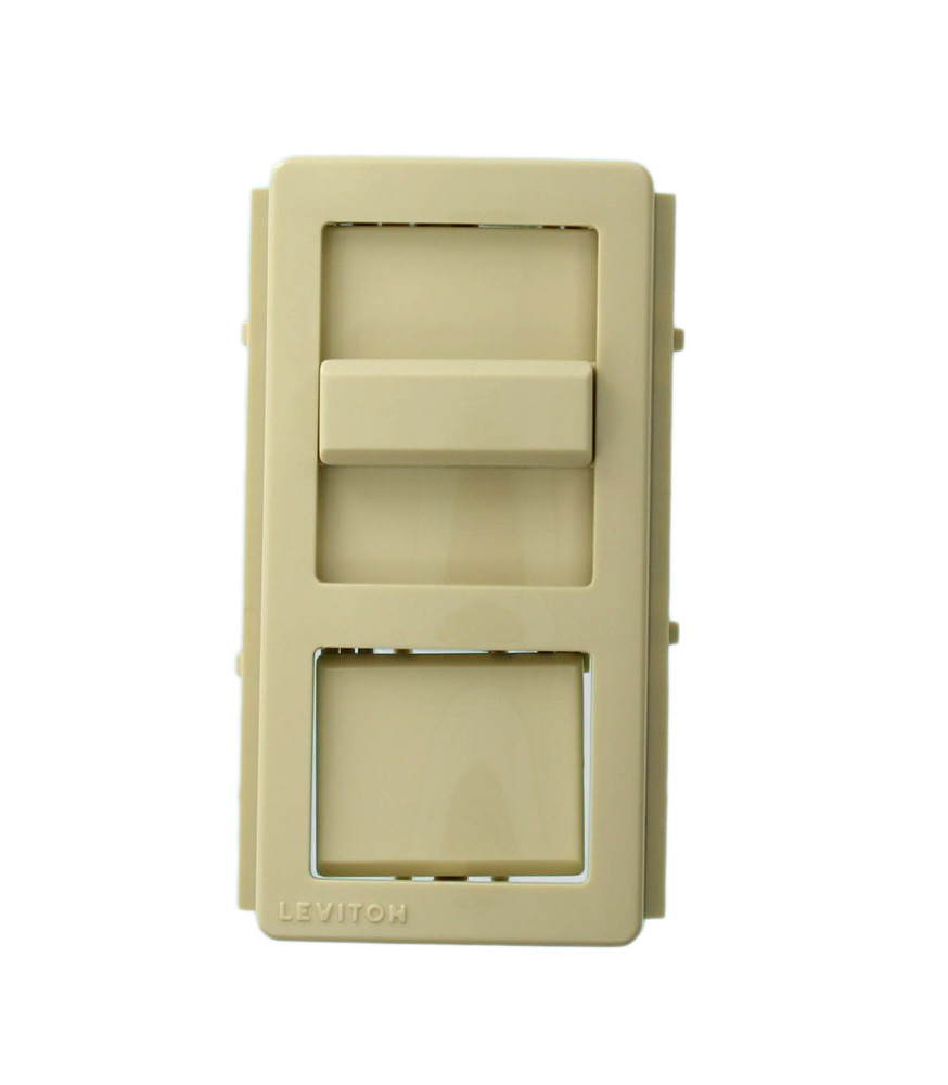 Illumatech Color Conversion Kit, Snap-On Ivory Frame with Slider and Non-Lighted Push Button