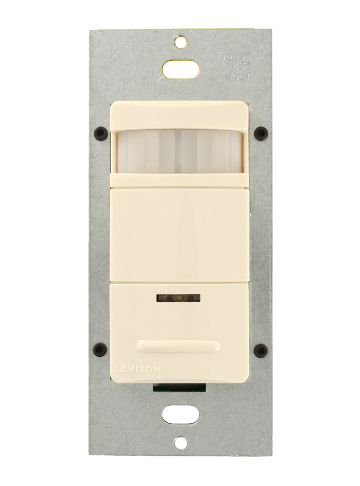 ODS10 Technology Passive Infrared ON/OFF Configurations Manual ON/Auto OFF Mounting Wall Switch Device Type Vacancy Sensor Coverage  2100 Sq Ft Pattern 180 degree Color Light Almond Warranty 5-Year Limited