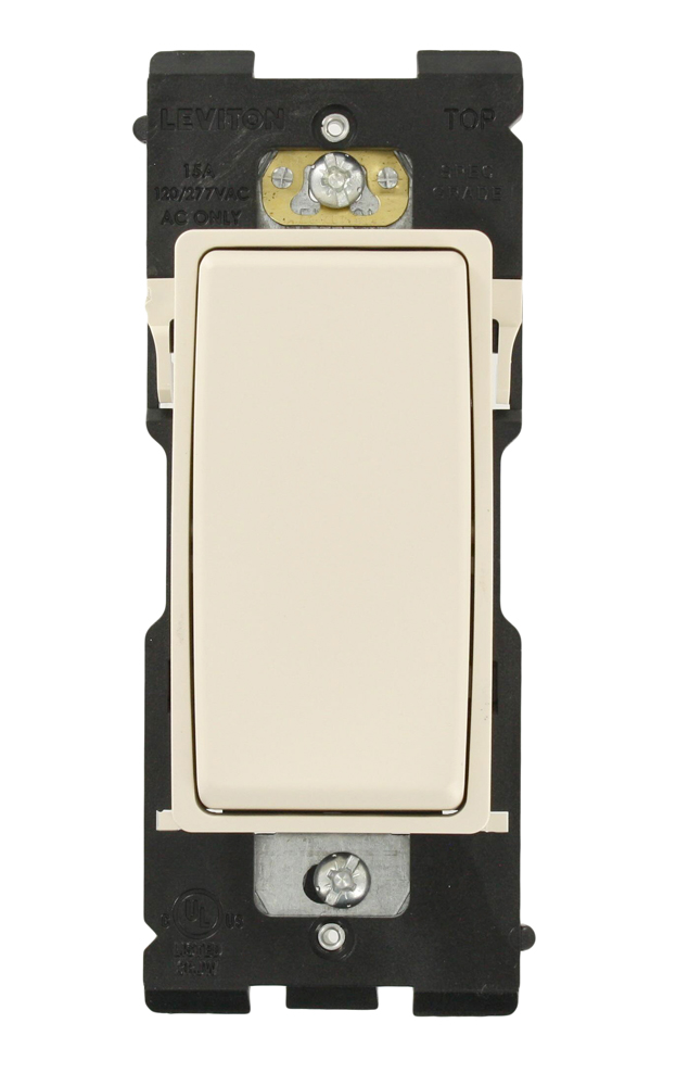 Leviton Renu Switch RE154-NS for 4-Way Applications 15A-120/277VAC in Navajo Sand