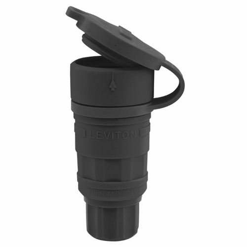 20A-120/208V 3 Phase Y. Rohs Compliant. Wetguard Locking Connector. Non Nema 4-pole/4-wire. Corrosion Resistant. Ind Spec Grade -  Black