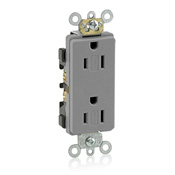 Product image for LEV DR15S-GGY TAMPER RESIST RECEPT