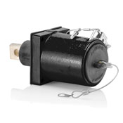 49 Series Rhino-Hide, Single Pole, Female, 45 Degree Receptacle, Single Hole Bus Bar, 313MCM-777MCM Cable, 1000-Volt, 1135A, Black