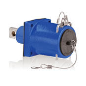 49 Series Rhino-Hide, Single Pole, Male Receptacle, Single Hole Bus Bar, 313MCM-777MCM Cable, 1000-Volt, 1135A, Blue