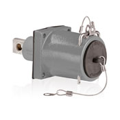 49 Series, Rhino-Hide, Single Pole, Female Receptacle, Single Hole Bus Bar, 313MCM-777MCM Cable, 1000-Volt, 1135A, Gray