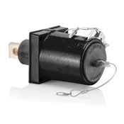 49 Series Rhino-Hide, Single Pole, Male, 45 Degree Receptacle, Single Hole Bus Bar, 313MCM-777MCM Cable, 1000-Volt, 1135A, Black