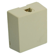 6P4C Screw Terminal, Type 625A2 Surface Mount Jack, Ivory