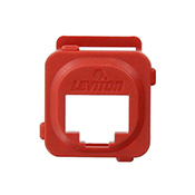 Connector Adapter Bezel, For Clipsal Wallplates, Crimson Red