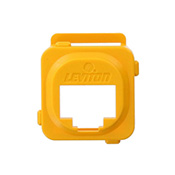 Connector Adapter Bezel, For Clipsal Wallplates, Yellow