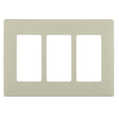 Leviton Renu Three-Gang Screwless Snap-On Wallplate Prairie Sage