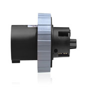 100 Amp, 600 Volt 3PY, Industrial Grade, Inlet North American Pin and Sleeve, IP67, Watertight, Black