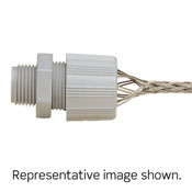 1-Inch Straight, Male, Nylon Body, Nylon Cord Sealing Strain-Relief, 0.437, 0.562 Cord Range