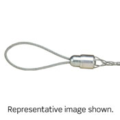 Flexible/Swivel Eye, Closed Mesh, Multi Weave, Light Duty, Pulling Wire Mesh Grip, .420 to .610 Cable Diameter, Standard Length