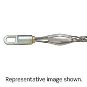 Rotating Eye, Closed Mesh, Double Weave, Heavy Duty, Pulling Wire Mesh Grip 0.620 to 0.740 Cable Diameter, Medium Length