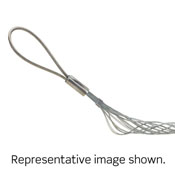Offset Eye, Closed Mesh, Double Weave, Heavy Duty, Pulling Wire Mesh Grip, .750 to .990 Cable Diameter, Long Length
