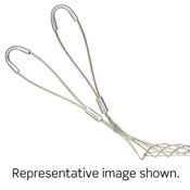 Double U Eye, Split Lace Mesh, Single Weave, Standard Duty, Support Wire Mesh Grip, 2.00, 2.49 Cable Diameter
