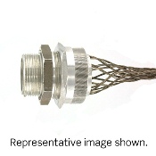 1-1/2-Inch, Straight, Male, Aluminum Body, Deluxe Cord Sealing Strain-Relief, .875 to 1.000 Cord Range