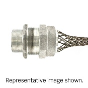 2-1/2-Inch, Straight, Male, Aluminum Body, Deluxe Cord Sealing Strain-Relief, 1.687 to 1.812 Cord Range