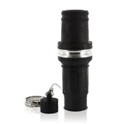 Male, Plug Insulator, Crimped, 313MCM to 777MCM Cable, 49 Series, Industrial Grade, Rhino-Hide Single Pole Connector, Black
