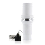 Male, Plug Insulator, Crimped, 313MCM to 777MCM Cable, 49 Series, Industrial Grade, Rhino-Hide Single Pole Connector, White