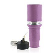 Female, Plug Insulator, Crimped, 313MCM To 777MCM Cable, Rhino-Hide Single Pole Connector, Purple