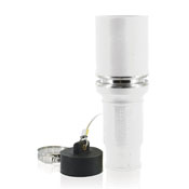 Female, Plug Insulator, Crimped, 313MCM To 777MCM Cable, Rhino-Hide Single Pole Connector, White
