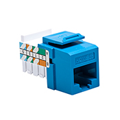 Home 5e Snap-In Connector, T568A Wiring, Blue