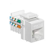 Home 5e Snap-In Connector, T568A Wiring, White