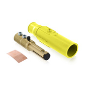 Male, Plug, Complete, Detachable, 17 Series Taper Nose, Industrial Grade, Cam-Type Connector, Yellow